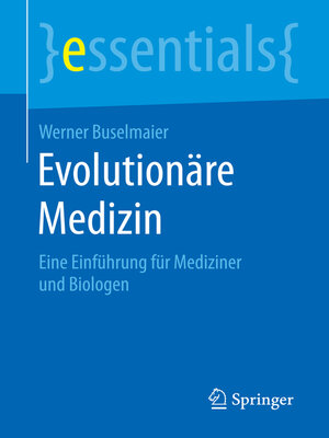 cover image of Evolutionäre Medizin